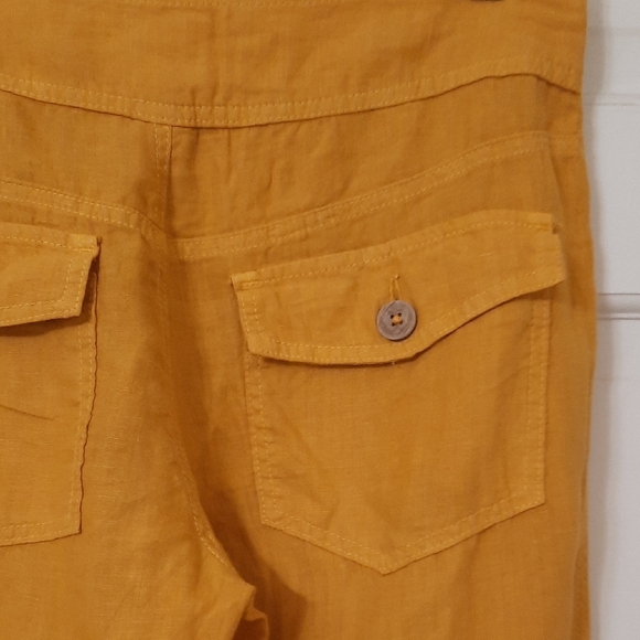 Elevenses Gold/Yellow Wide Leg Pants - Picture 10 of 13